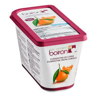 Les Vergers Boiron Corsican Clementine 100% Fruit Puree 2.2 lb. - 3/Case