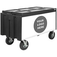 IRP 3805060 Super Arctic Black Mobile 456 Qt. Customizable Cooler