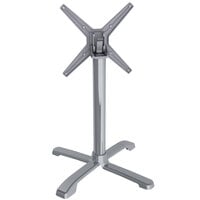 FLAT Tech SX26 Auto-Adjust Self-Stabilizing Polished Aluminum Table Base with Flip Top Mechanism