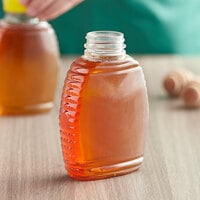 11 oz. (16 oz. Honey Weight) Queenline PET Honey Bottle - 295/Case