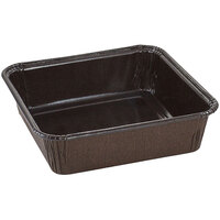 Novacart Brown Paper Baking Mold 3 1/8" x 3 1/8" x 1 1/2" - 2000/Case