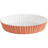 Novacart Optima 3 1/2" x 3/4" Terra Cotta Paper Baking Mold - 800/Case