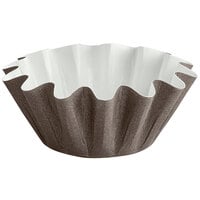 Novacart 3" x 1 1/4" Small Brown Floret Cup - 5280/Case