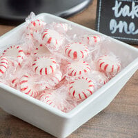 Peppermint Starlite Mints Individually Wrapped 3 lb. Bag - 8/Case