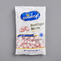 Peppermint Starlite Mints Individually Wrapped 3 lb. Bag - 8/Case