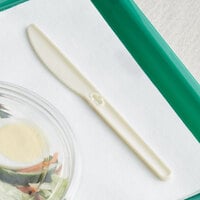 WeGo Natural Compostable CPLA Knife Dispenser Refill - 1000/Case