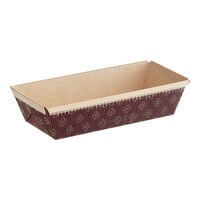 Novacart Corrugated Kraft Paper Bread Loaf Pan 7" x 3" x 2" - 300/Case