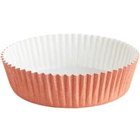 Novacart Optima 3 1/2" x 1 1/4" Terra Cotta Paper Baking Mold - 900/Case