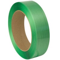 PAC Strapping Products 5800' x 1/2" Green Polyester Strapping Coil with 16" x 6" Core