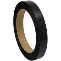 PAC Strapping Products 1800' x 5/8" Black Polyester Strapping Coil with 16" x 6" Core