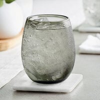 Acopa Pangea 16 oz. Gray Stemless Wine Glass - 12/Case