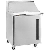 Traulsen Centerline CLPT-2708-SD-L 27 inch Refrigerated Sandwich Prep Table with Left-Hinged Door