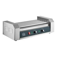 Carnival King HDRG12 12 Hot Dog Roller Grill with 5 Rollers - 120V, 650W