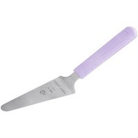 Mercer Culinary Millennia® 10 1/2" Pie Server with Purple Polypropylene Handle M18760PU