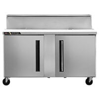 Traulsen Centerline CLPT-6016-SD-LR 60 1/2 inch 2 Door Refrigerated Sandwich Prep Table