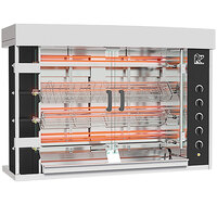 Rotisol-France FauxFlame FF1425-4E-SSP Electric Rotisserie with 4 Spits