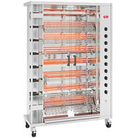 Rotisol-France FauxFlame FF1175-8E Electric Rotisserie with 8 Spits