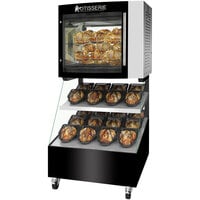 Rotisol-France Roti-Roaster Mini-Concept 5.520iF2LSP8 Electric Rotisserie for 15-20 Chickens