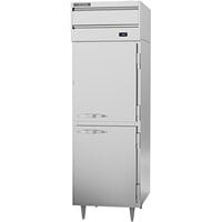Beverage-Air P-Series PR1HC-1AHS 26 1/2 inch Top Mounted Solid Half Door Reach-In Refrigerator