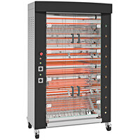 Rotisol-France FlamBoyant FB1160-8E-SSP Electric Rotisserie with 8 Spits