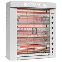 Rotisol-France FlamBoyant FB1160-6E-SS Stainless Steel Electric Rotisserie with 6 Spits