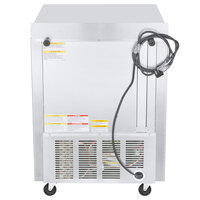 Beverage-Air WTR27HC-FLT 27 inch Shallow Depth Worktop Refrigerator with Flat Top