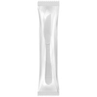 Fineline ReForm Individually Wrapped White Plastic Knife - 1000/Case