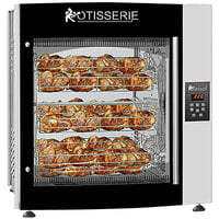 Rotisol-France Roti-Roaster FBP8-520 Electric Rotisserie with 8 Baskets for 24-32 Chickens