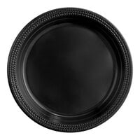 Fineline ReForm 9 3/4" Black Polypropylene Plate - 400/Case