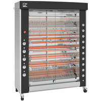 Rotisol-France GrandFlame GF1375-8E-SSP Electric Rotisserie with 8 Spits