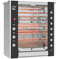 Rotisol-France GrandFlame GF975-5E-SSP Electric Rotisserie with 5 Spits