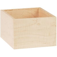 Cal-Mil Blonde 6" x 6" x 4" Maple Wood Merchandiser Box