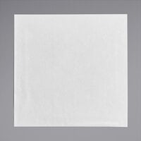 Hoffmaster White Flat Pack Linen-Like Dinner Napkin - 16" x 16" - 1000/Case