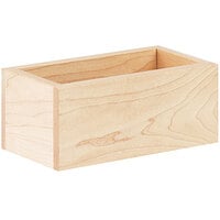 Cal-Mil Blonde 6" x 3" x 2" Maple Wood Merchandiser Box