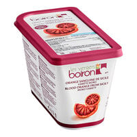 Les Vergers Boiron Sicilian Blood Orange 100% Fruit Puree 2.2 lb.