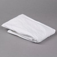 Oxford Superblend Microfiber Full Size Fitted Sheet, 54 inch x 80 inch x 12 inch - 24/Case