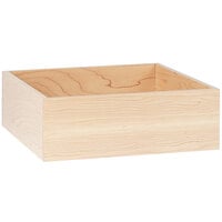 Cal-Mil Blonde 12" x 12" x 4" Maple Wood Merchandiser Box