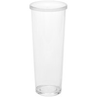 American Metalcraft 24 oz. Reusable Clear Plastic Tumbler with Lid PTL24