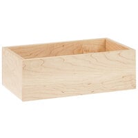 Cal-Mil Blonde 6" x 12" x 4" Maple Wood Merchandiser Box