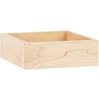 Cal-Mil Blonde 6" x 6" x 2" Maple Wood Merchandiser Box