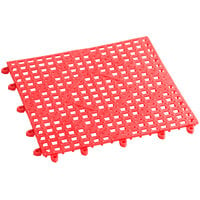 Choice 12" x 12" Red Interlocking Bar Mat