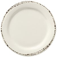 World Tableware Farmhouse 6 3/8 inch Ivory (American White) Medium Rim Melamine Plate - 36/Case