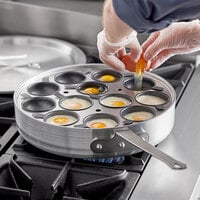 Choice 12-Cup Egg Poacher Set - Includes 12 Non-Stick Cups, Inset, Cover, and Saute Pan