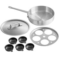 Choice 5-Cup Egg Poacher Set - Includes 5 Non-Stick Cups, Inset, Cover, and Saute Pan