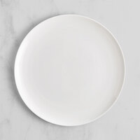 Lot 4~Arcoroc~ ZENIX TENDENCY 8 1/2” White~Dessert~Salad Plate~Asymmetrical~EUC~ 