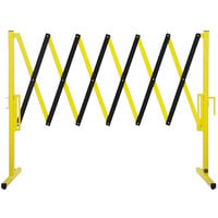 Versare 2050401 Protector 11' Yellow Portable Safety Gate with Wheels
