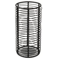 Sterno 85240 2 7/8" x 6" Black Wire Horizontal Metal Lamp Base