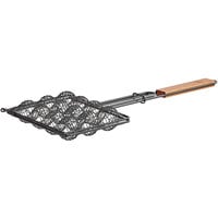 Outset® QD86 9" x 7" 12-Compartment Non-Stick Meatball Grill Basket