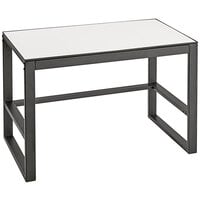 Cal-Mil Monterey 32 inch x 18 inch x 24 1/4 inch White Nesting Merchandising Table