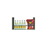 Cal-Mil 22343-RAIL Black Rail for Five Tier Merchandising Shelf